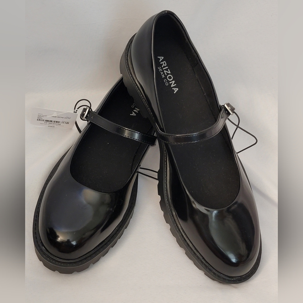 NWT Arizona Jean Co Lucie Mary Jane Shoes Y2K Size 10M - Picture 3 of 12